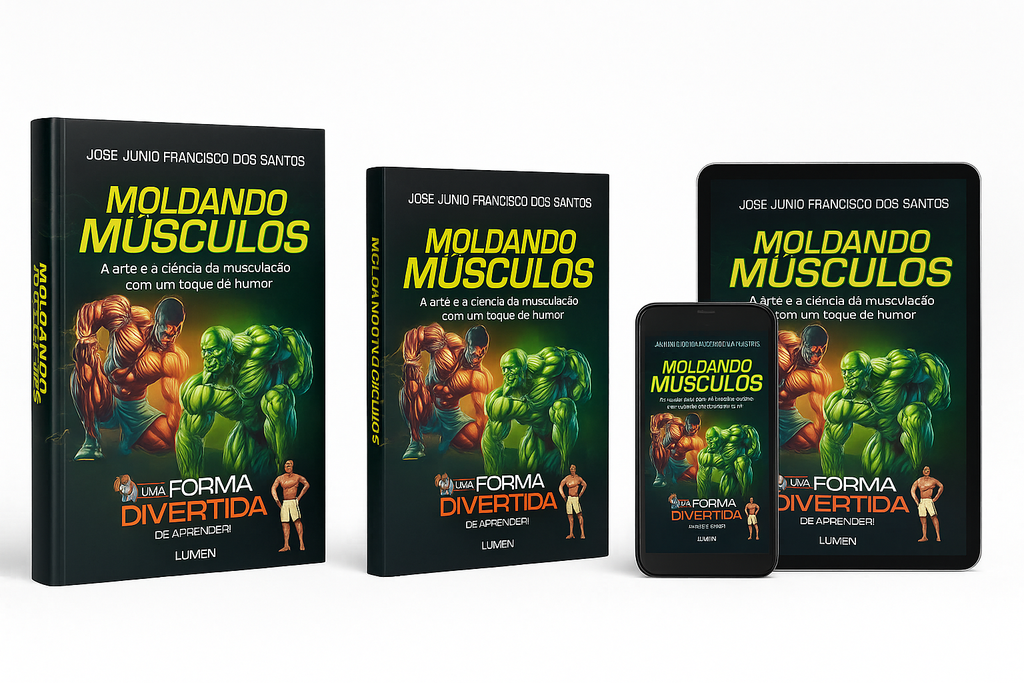Moldando Músculos – compre aqui 👉 https://a.co/d/guabgps   /  A arte e ciência da musculação com humor